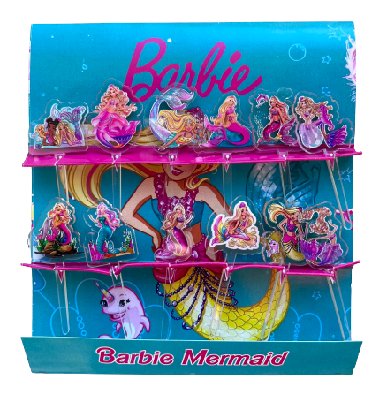 Barbie Mermaid Acrylic Food Picks