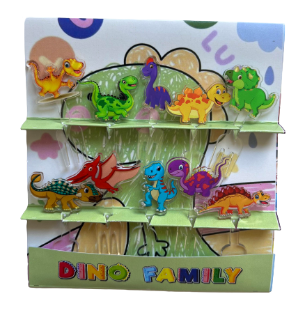 Dinosaur Family Ep1 Acrylic Food Forks