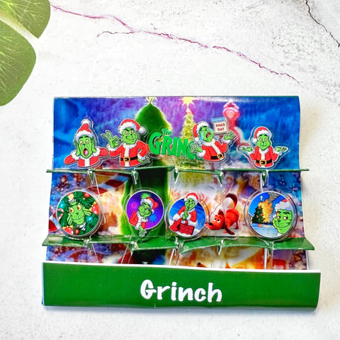 Grinch Acrylic Food Picks