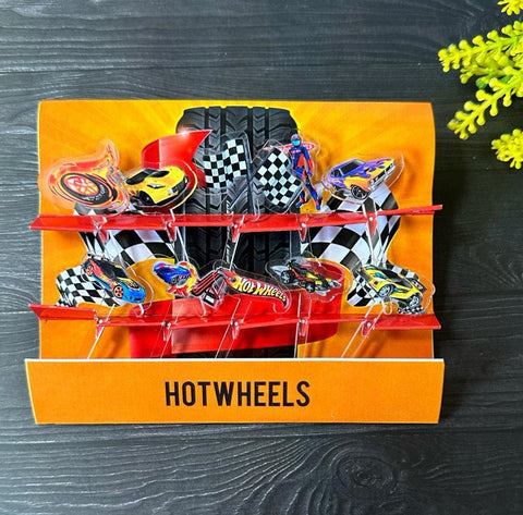 Hot Wheels Acrylic Food Picks