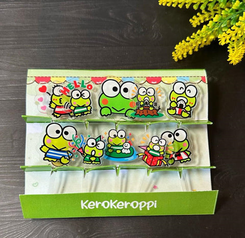 Kero Keroppi Acrylic Food Picks