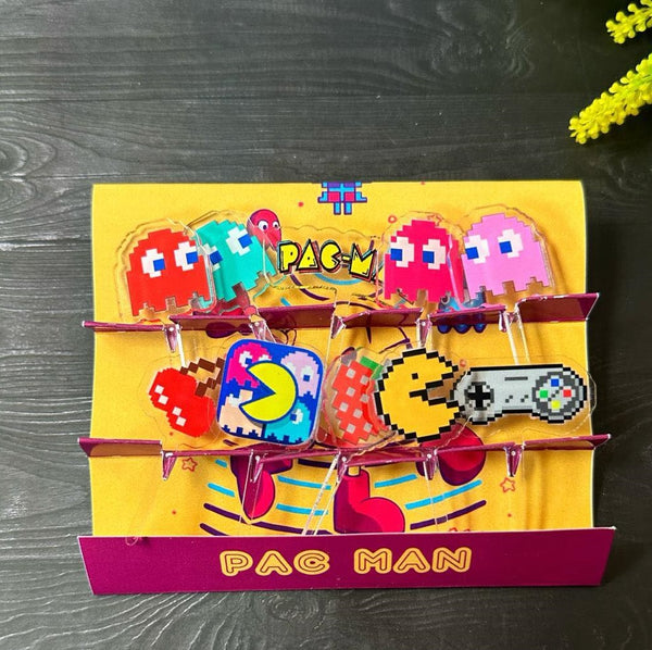 Pac Man Acrylic Food Picks