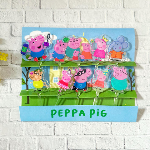 Peppa Pig Acrylic Food Picks