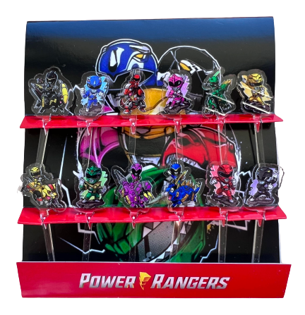 Power Rangers Acrylic Food Picks