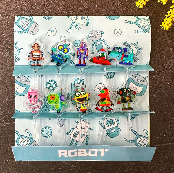 Robots Acrylic Food Pick