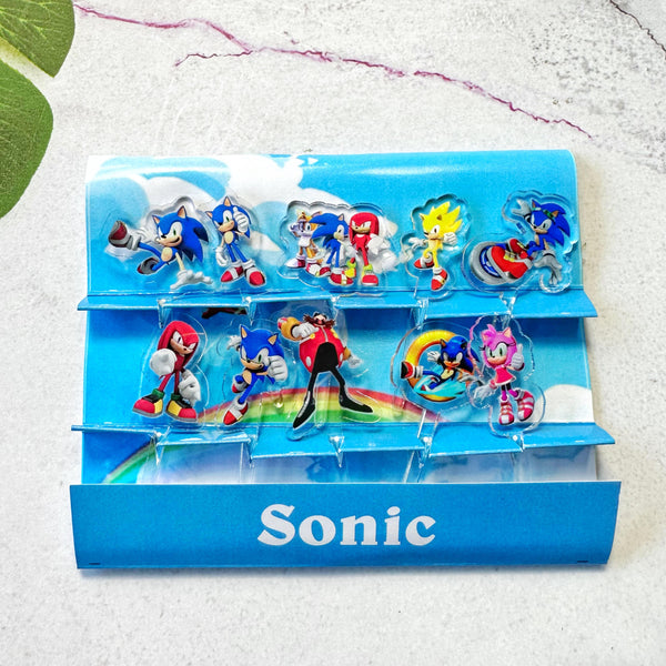 Sonic The Hedgehog Acrylic Food Picks