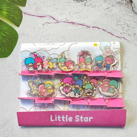 Little Twin Star Acrylic Food Picks