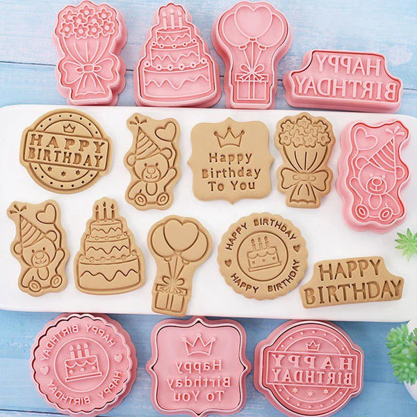 Happy Birthday Cutter & Stamp Set